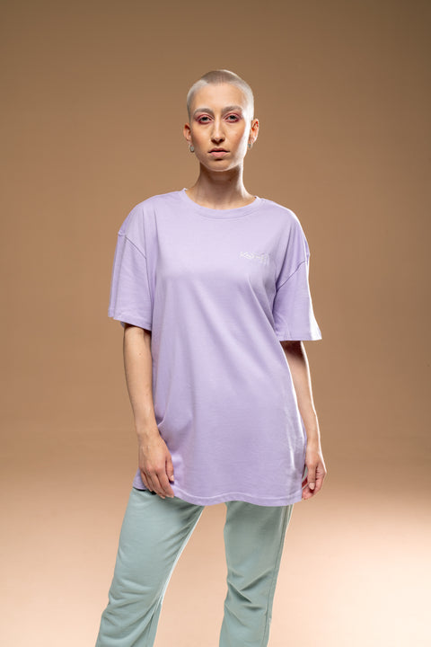 "NOTHING MAMA TEACHES ME" Heavy Oversize T-Shirt
