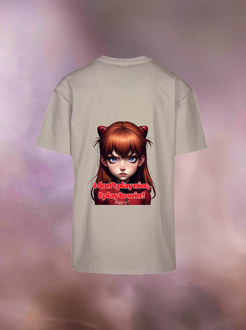 "I PLAY TO WIN" Heavy Oversize T-Shirt