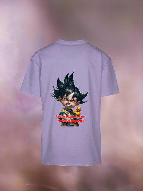 "LIFE IS TO UNCERTAIN" Heavy Oversize T-Shirt