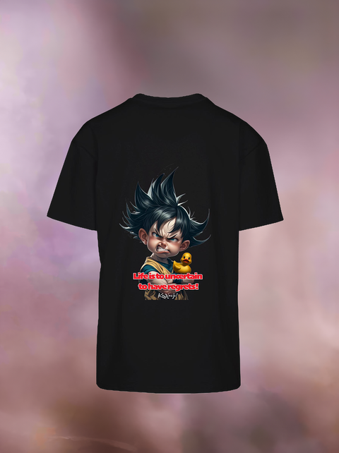 "LIFE IS TO UNCERTAIN" Heavy Oversize T-Shirt