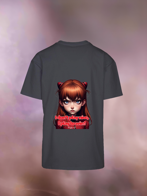 "I PLAY TO WIN" Heavy Oversize T-Shirt