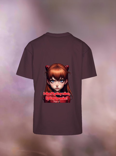 "I PLAY TO WIN" Heavy Oversize T-Shirt