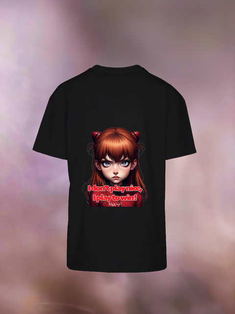 "I PLAY TO WIN" Heavy Oversize T-Shirt
