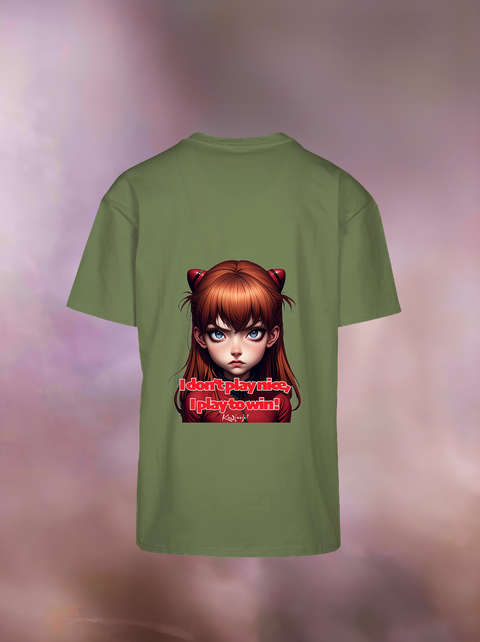 "I PLAY TO WIN" Heavy Oversize T-Shirt