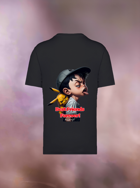 "BEST FRIENDS FOREVER" Organic Oversize T-Shirt
