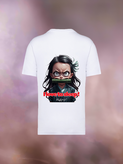 "I LOVE TO SLEEP" Organic Oversize T-Shirt