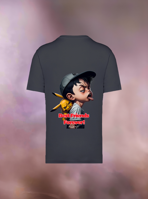 "BEST FRIENDS FOREVER" Organic Oversize T-Shirt