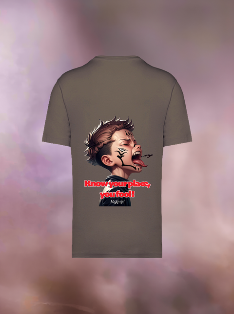 "KNOW YOUR PLACE" Organic Oversize T-Shirt