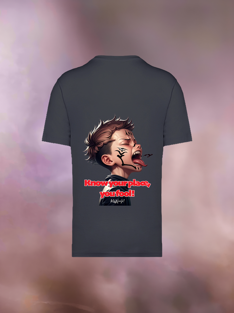 "KNOW YOUR PLACE" Organic Oversize T-Shirt