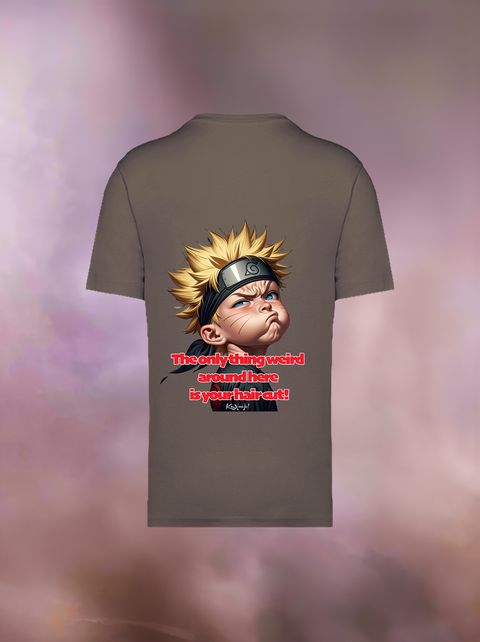 "WEIRD HAIRCUT" Organic Oversize T-Shirt