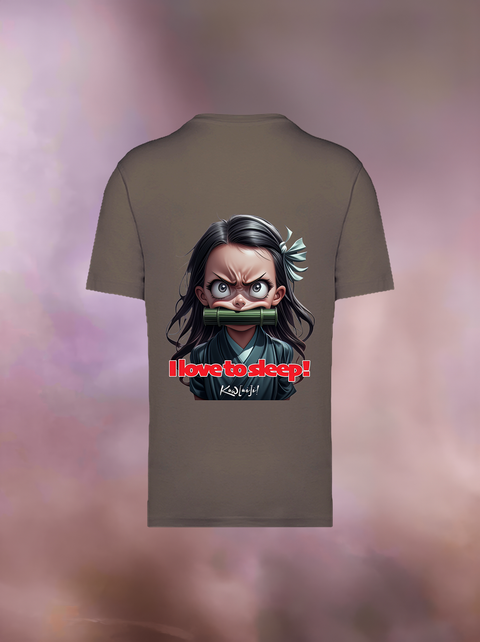 "I LOVE TO SLEEP" Organic Oversize T-Shirt