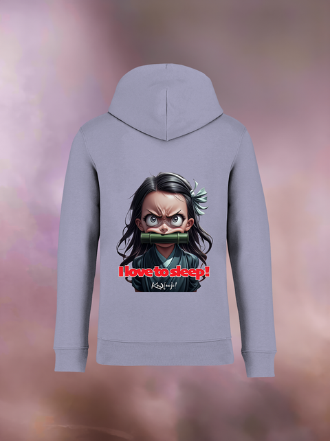 "I LOVE TO SLEEP" Organic Hoodie