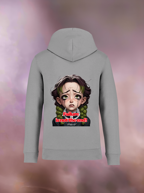 "FAILURE IS NOT THE END" Organic Hoodie