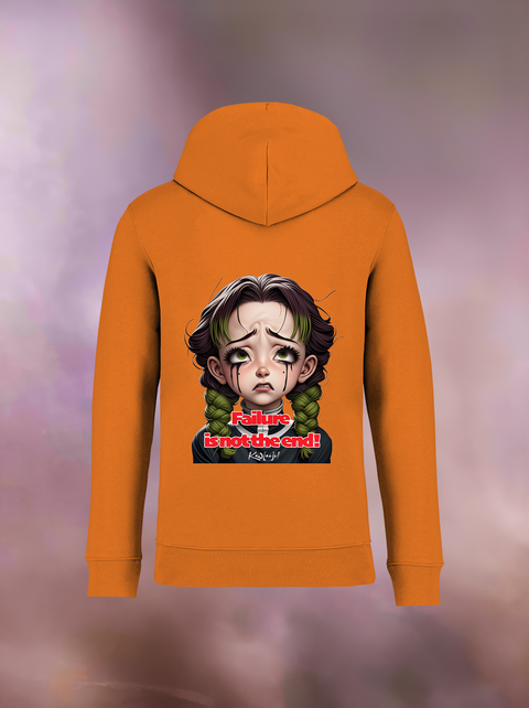 "FAILURE IS NOT THE END" Organic Hoodie