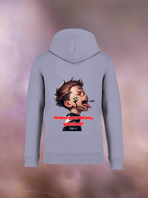 "KNOW YOUR PLACE" Organic Hoodie