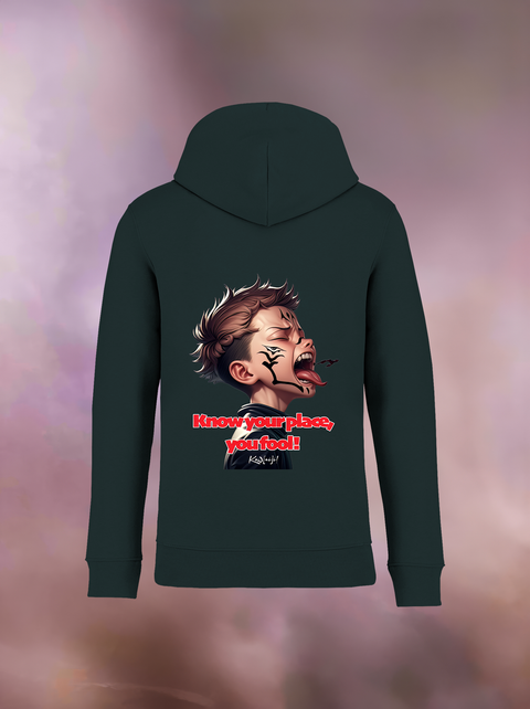 "KNOW YOUR PLACE" Organic Hoodie