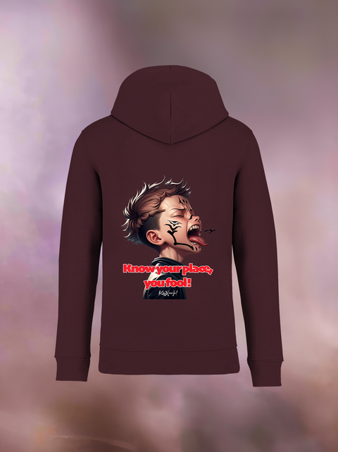 "KNOW YOUR PLACE" Organic Hoodie