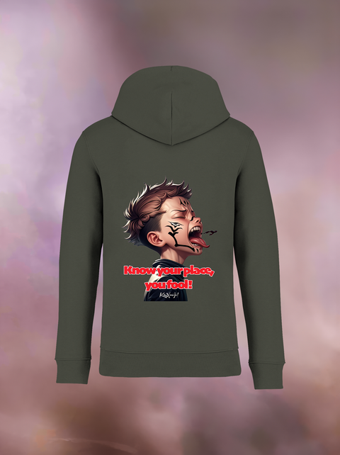 "KNOW YOUR PLACE" Organic Hoodie