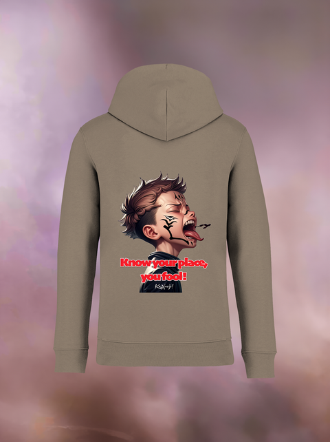 "KNOW YOUR PLACE" Organic Hoodie
