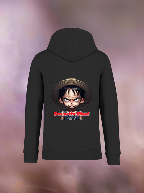"SCREW THE PLAN" Organic Hoodie