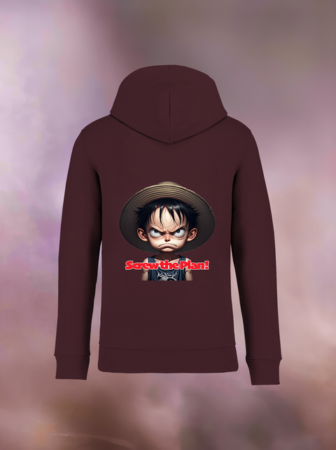 "SCREW THE PLAN" Organic Hoodie