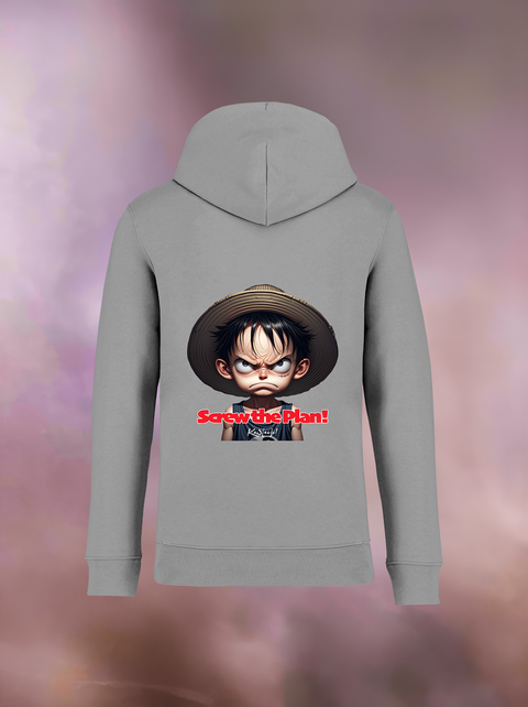 "SCREW THE PLAN" Organic Hoodie