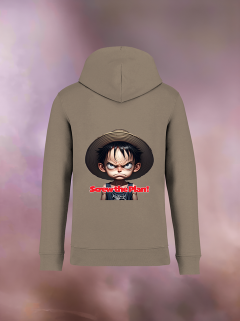 "SCREW THE PLAN" Organic Hoodie