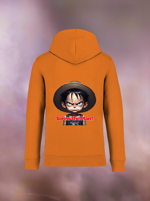 "SCREW THE PLAN" Organic Hoodie