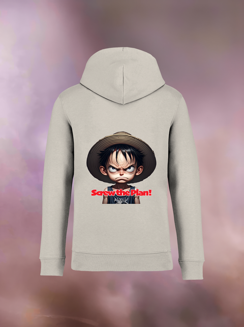 "SCREW THE PLAN" Organic Hoodie
