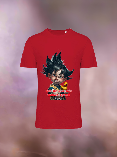 "LIFE IS TO UNCERTAIN" Organic T-Shirt
